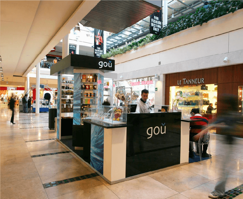 Helena Rubinstein, Lancôme & GOU Shop Displays