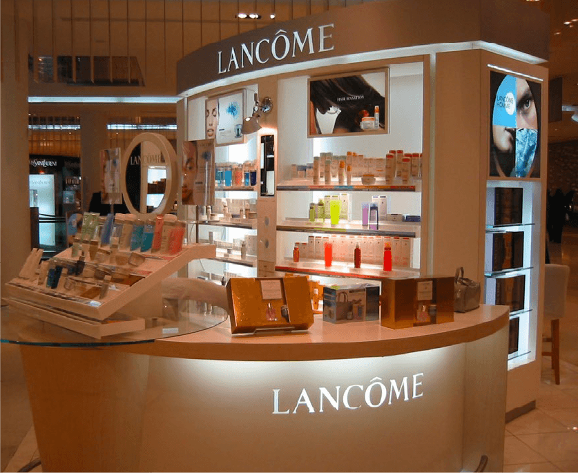 Helena Rubinstein, Lancôme & GOU Shop Displays — 3