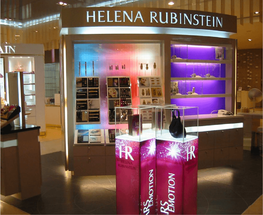 Helena Rubinstein, Lancôme & GOU Shop Displays — 4