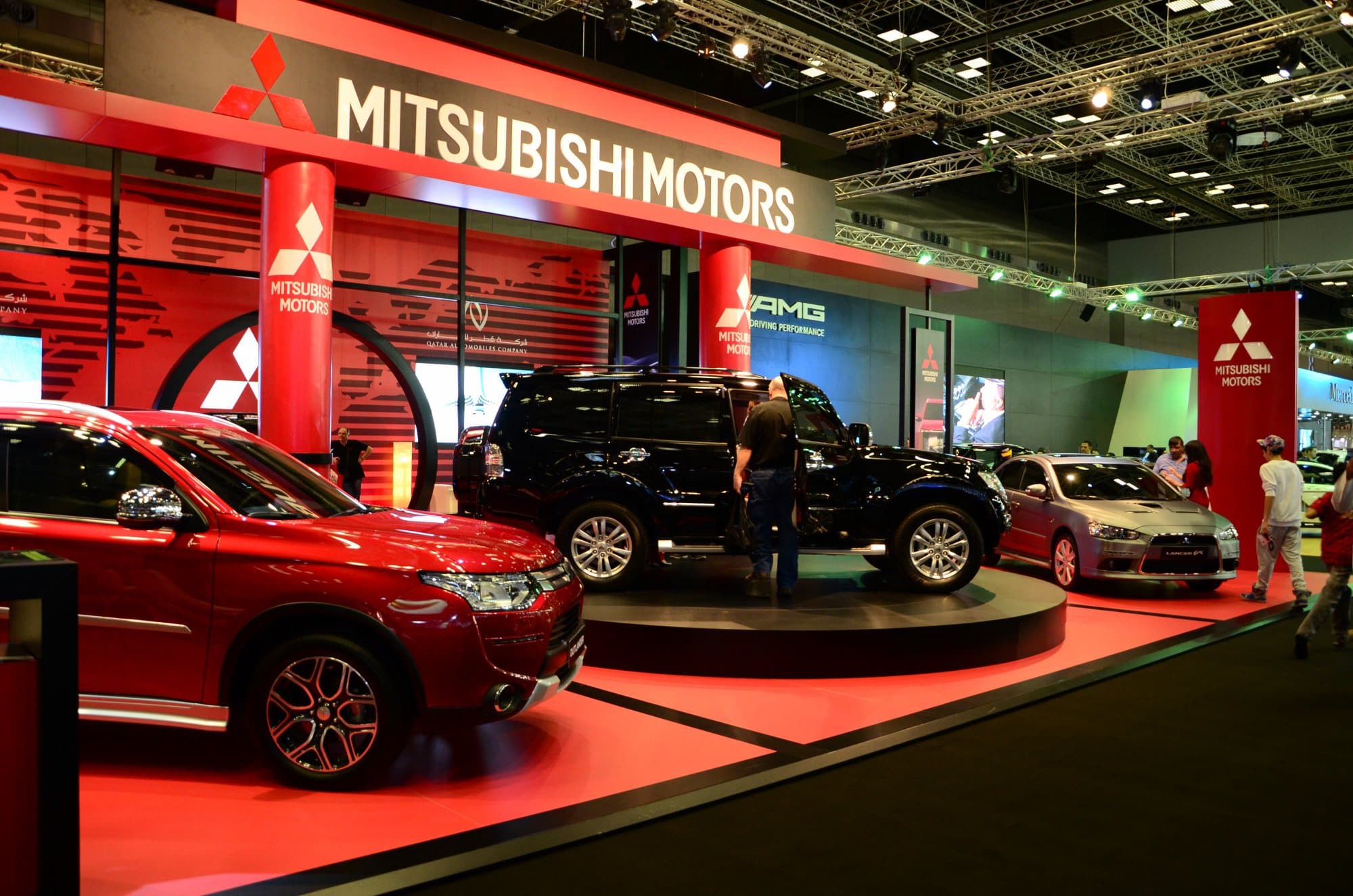 Mitsubishi Stand at Qatar Motor Show