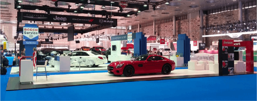 MV Agusta, Harley-Davidson, Husqvarna, MG, Bosch, Ziebart & Baic Stands at Qatar Motor Show