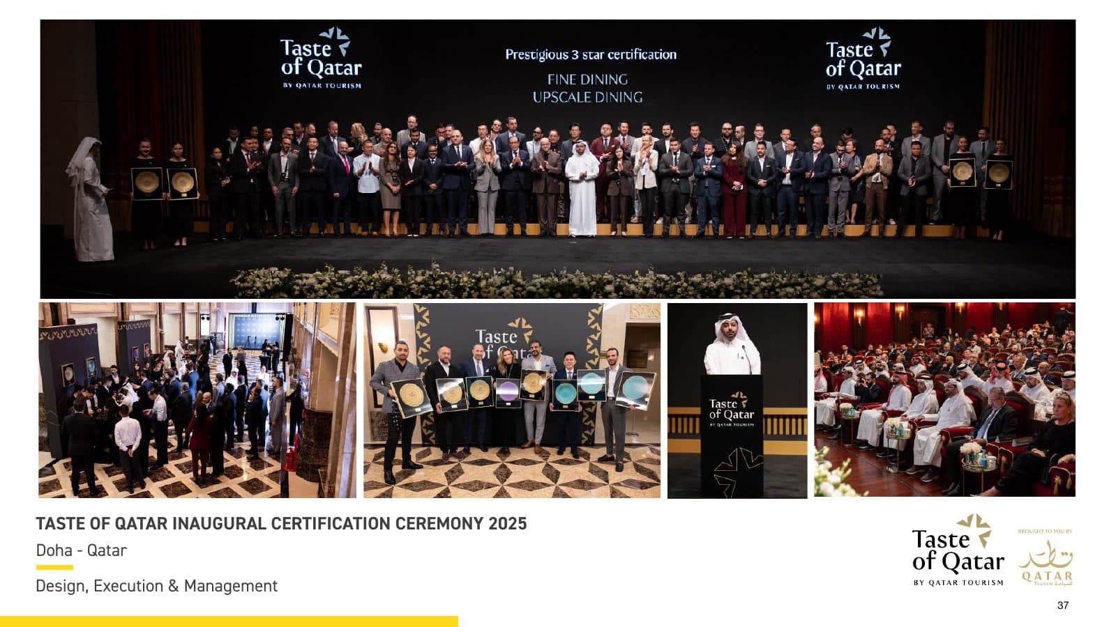 Taste of Qatar Inaugural Certification Ceremony