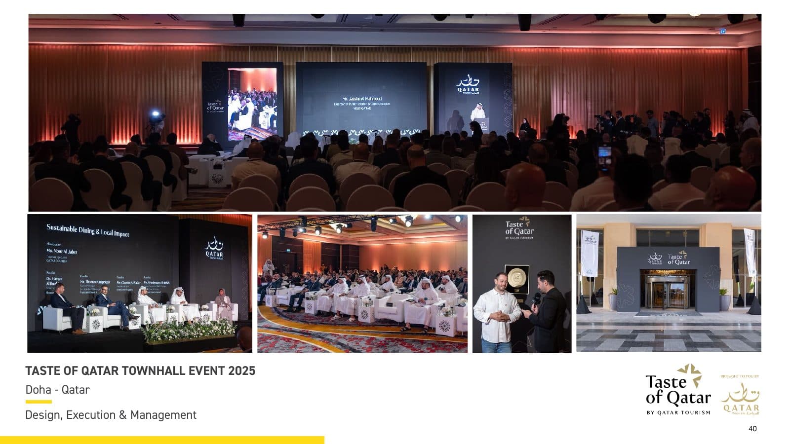 Taste of Qatar Townhall Event